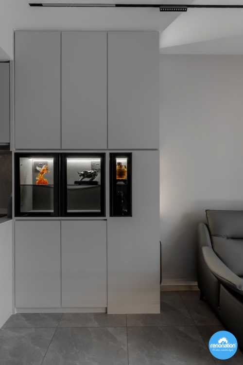 Modern Hallway at Garden Residence @ 1 Serangoon North View