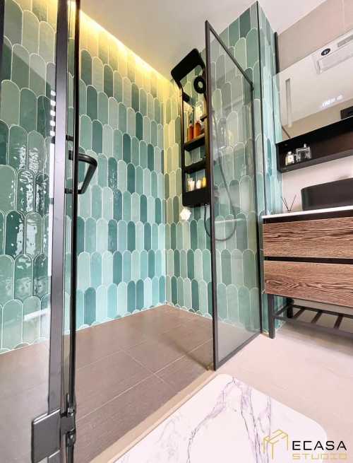 Contemporary Bathroom at Viento, 29 Geylang