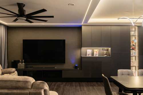 Modern Living Room at Fernvale Road | 466B