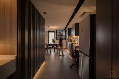 Contemporary Kitchen at Blk 3 Everton Park