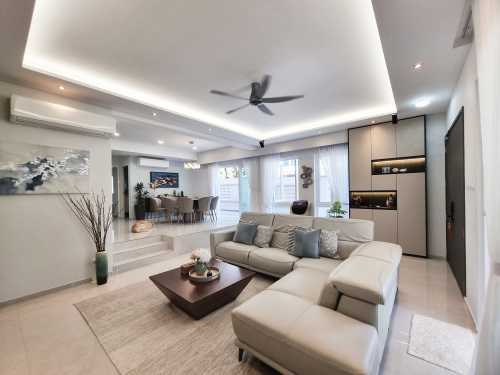 Scandinavian Living Room at Hai Sing Crescent