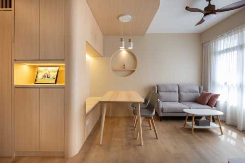 Scandinavian Living Room at Pine Vista