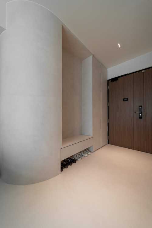 Minimalist Foyer at Ubi Groove
