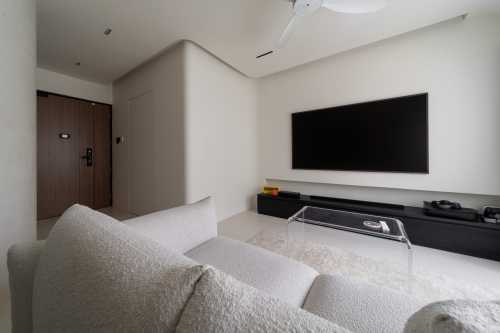 Minimalist Living Room at Ubi Groove