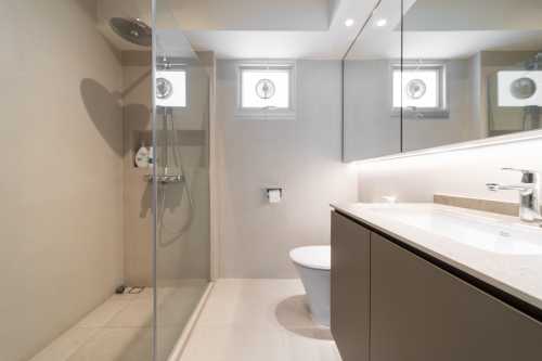 Minimalist Bathroom at Ubi Groove