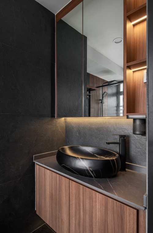 Contemporary Bathroom at 139A Toa Payoh Lor 1A
