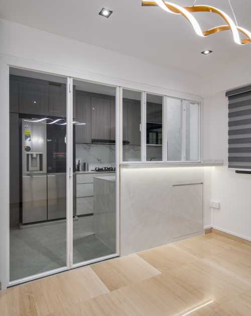 Contemporary Kitchen at 684C Jurong West Street 64