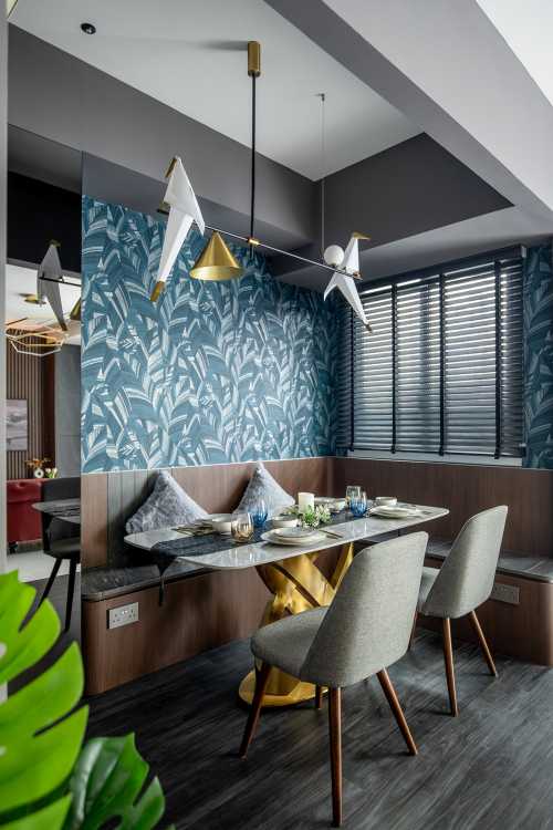 Contemporary Dining Room at Resale 2 Bedroom + Study  Condo @ Keppel Bay