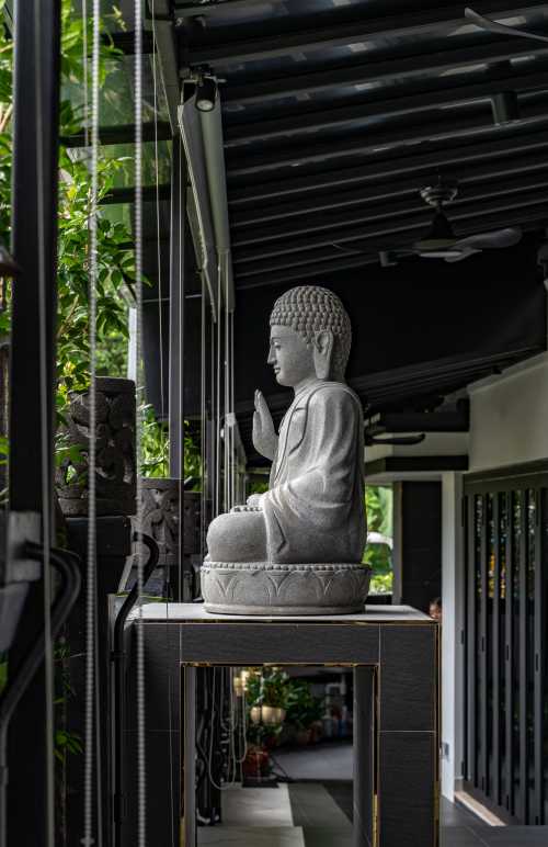 Modern Foyer at Villa Verde @ 130 Verde View