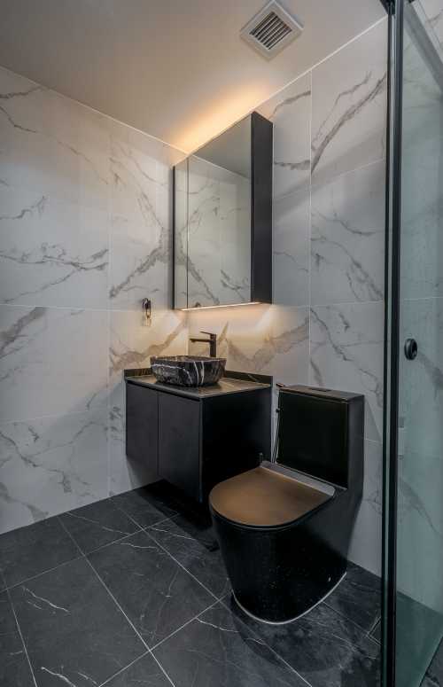 Modern Bathroom at Villa Verde @ 130 Verde View