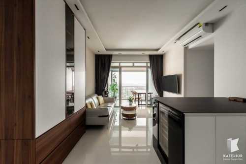 Contemporary Living Room at Alexandra View