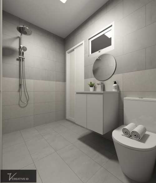 Scandinavian Bathroom at 367A Tampines