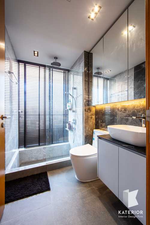 Contemporary Bathroom at 8A Beacon Height