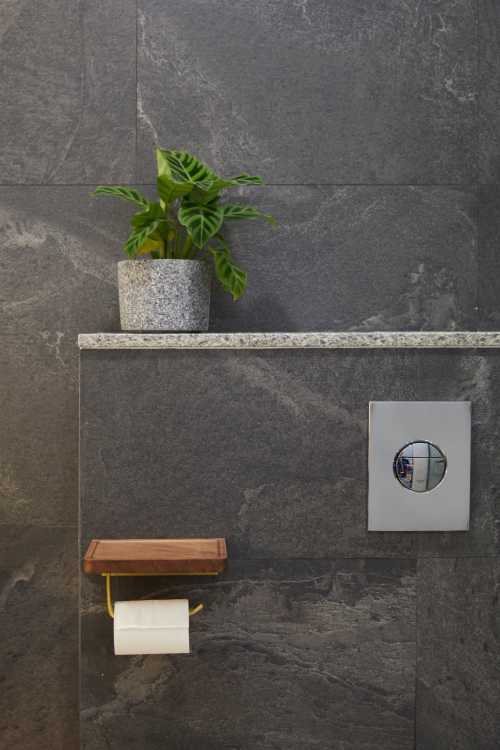 Minimalist Bathroom at Ah Soo Garden