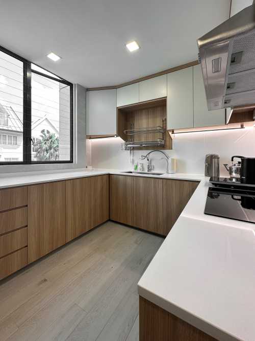 Scandinavian Kitchen at Highgate Condo