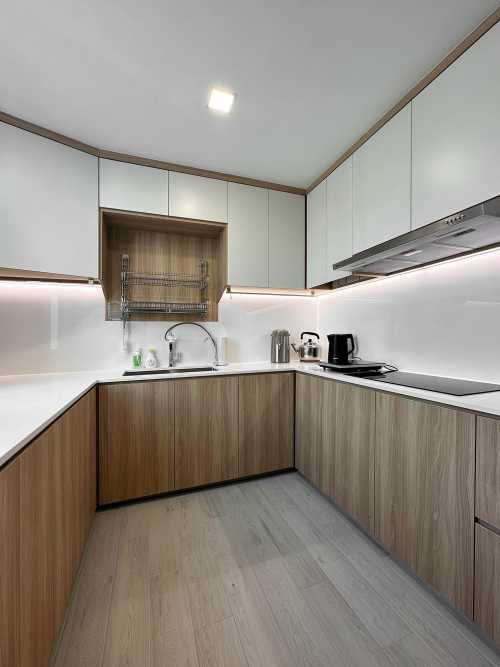 Scandinavian Kitchen at Highgate Condo