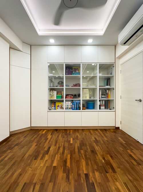 Scandinavian Bedroom at Highgate Condo