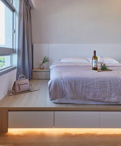 Scandinavian Bedroom at Resale HDB Upper Boon Keng Road