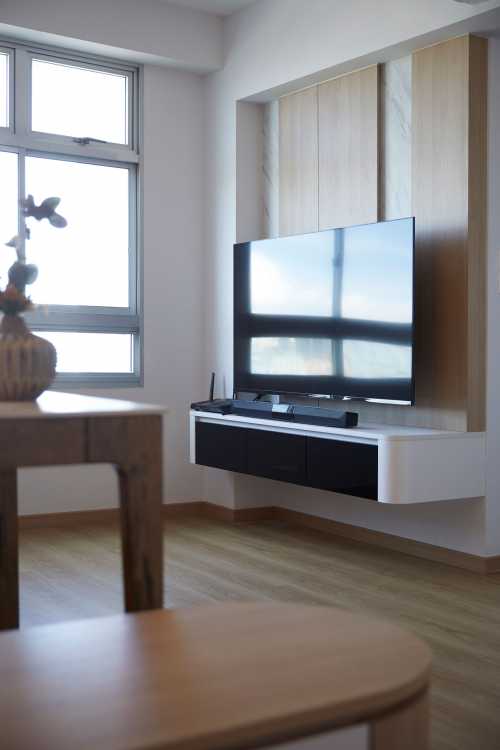 Scandinavian Living Room at Resale HDB Upper Boon Keng Road
