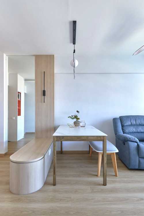 Scandinavian Living Room at Resale HDB Upper Boon Keng Road