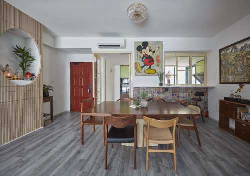 Scandinavian Living Room at Palmwoods Upper Changi Road