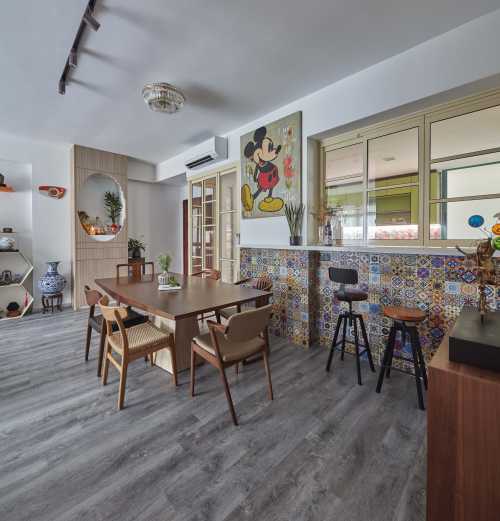 Scandinavian Living Room at Palmwoods Upper Changi Road
