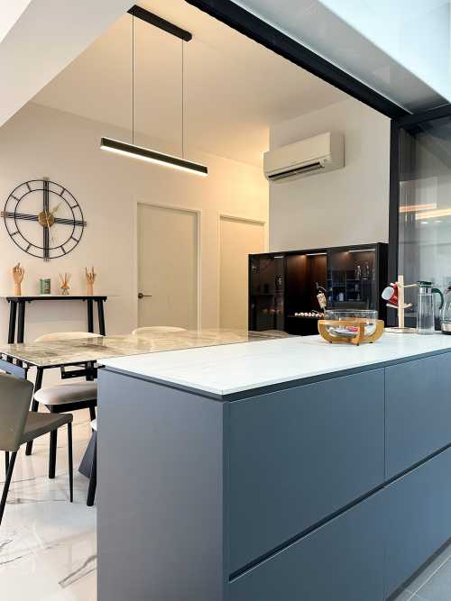 Scandinavian Living Room at Resale HDB Anchorvale Parkview