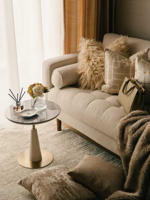 Modern Living Room at Neem Tree
