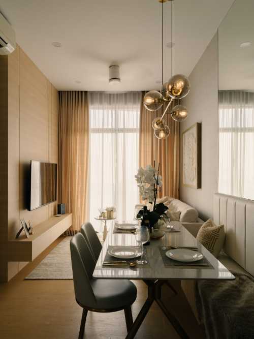 Modern Living Room at Neem Tree