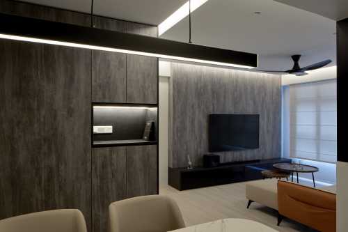 Contemporary Living Room at 37A Eunos