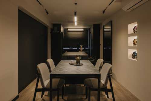 Modern Dining Room at 25 Eunos Crescent