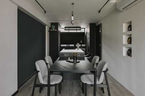 Modern Dining Room at 25 Eunos Crescent