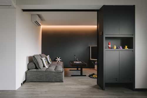 Modern Living Room at 25 Eunos Crescent