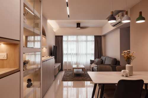 Scandinavian Living Room at Tampines GreenCourt