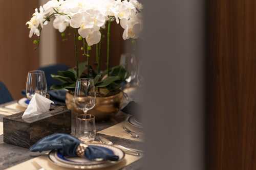 Contemporary Dining Room at Ubi Grove