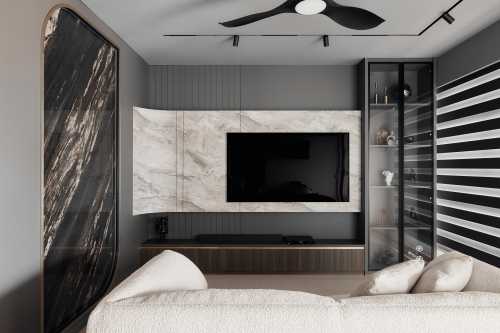 Modern Living Room at Clementi NorthArc