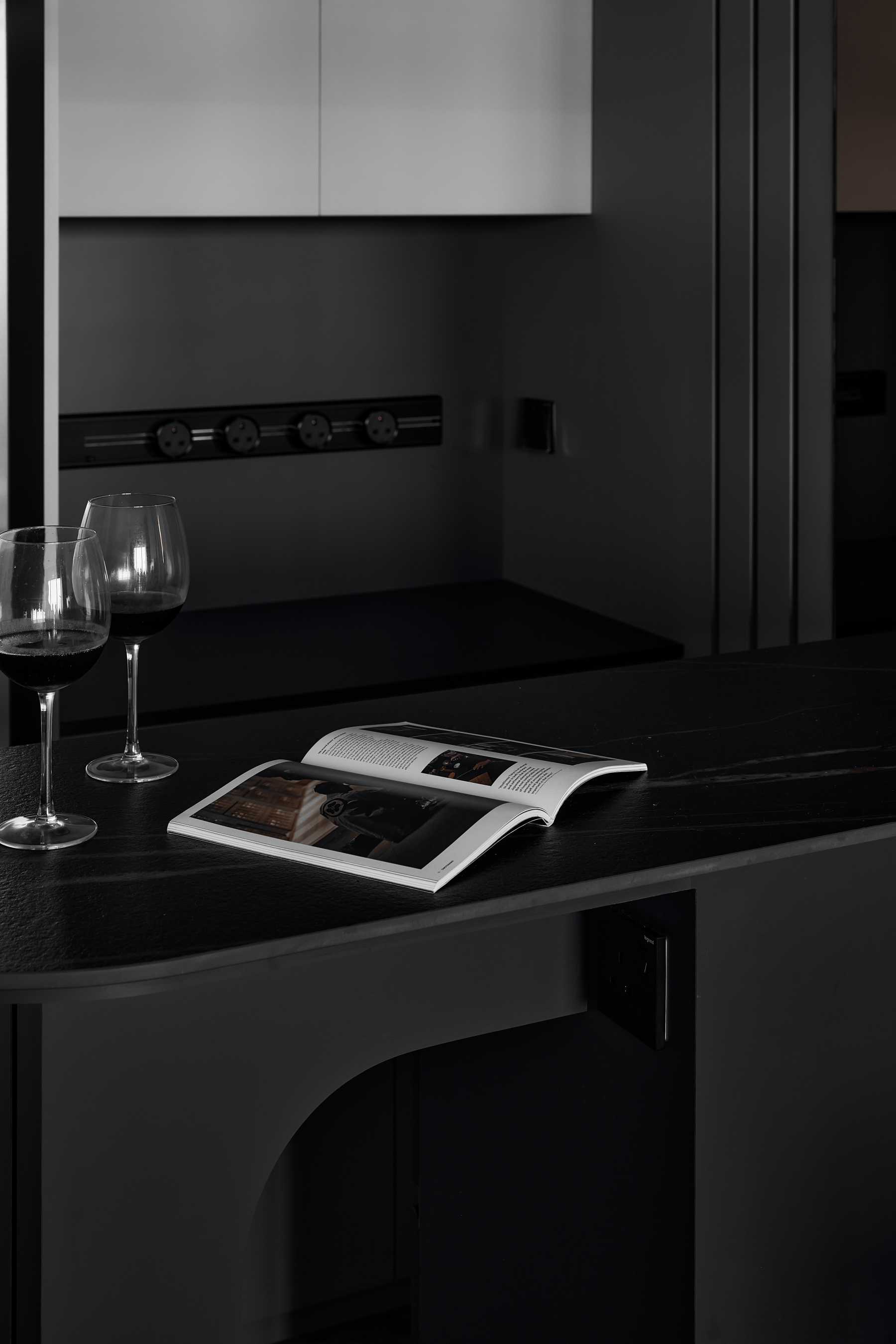 Modern Kitchen with Kitchen Accessories and Kitchen Cabinets