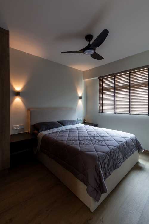 Minimalist Bedroom at Canberra Crescent