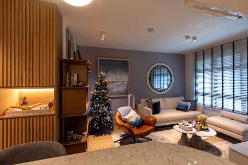 Modern Living Room at Bidadari Park Drive
