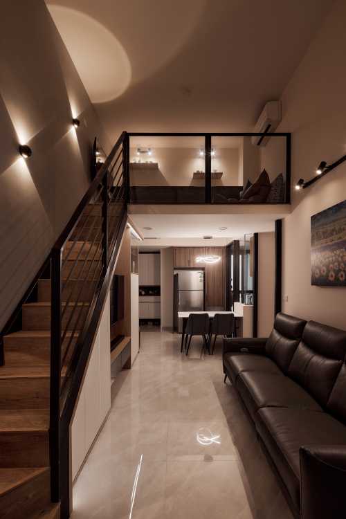 Scandinavian Living Room at Mayfair Gardens
