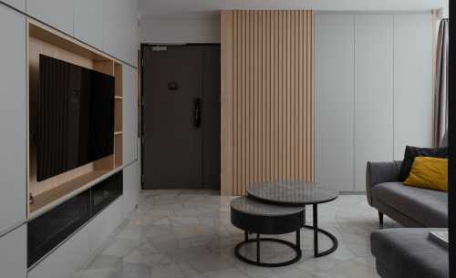 Contemporary Living Room at Blk 929 Hougang Street 91