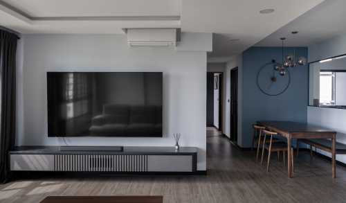 Contemporary Living Room at Blk 808B Choa Chu Kang Avenue 1
