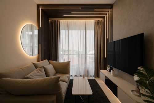 Modern Living Room at parc komo