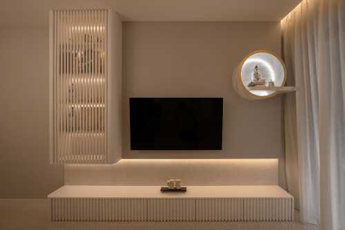 Modern Living Room at Riverfront Residences