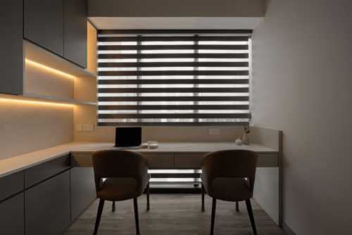 Modern Home Office at Riverfront Residences