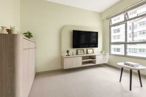 Minimalist Living Room at 356C Ubi Road
