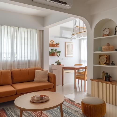 Contemporary Living Room at Haven
