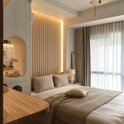 Contemporary Bedroom at Haven