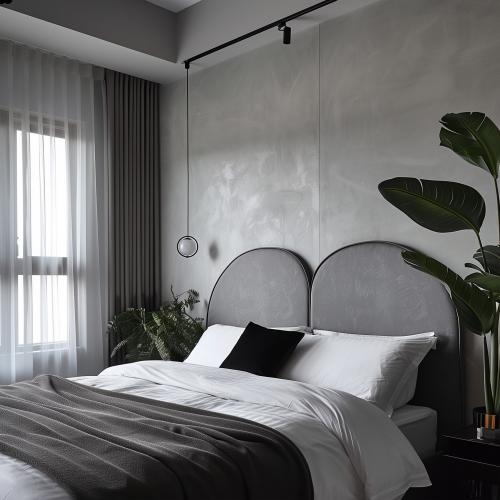 Contemporary Bedroom at Monochrome