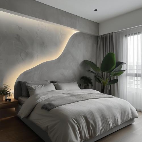 Contemporary Bedroom at Monochrome